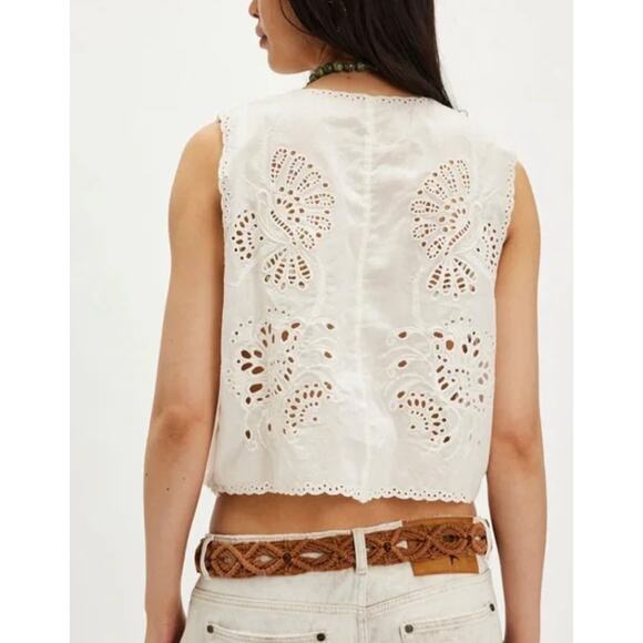 NWT Free People Sweet Escape Crochet Cardigan, Large - Picture 2 of 6